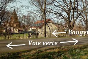 La voie verte est à coté du gîte